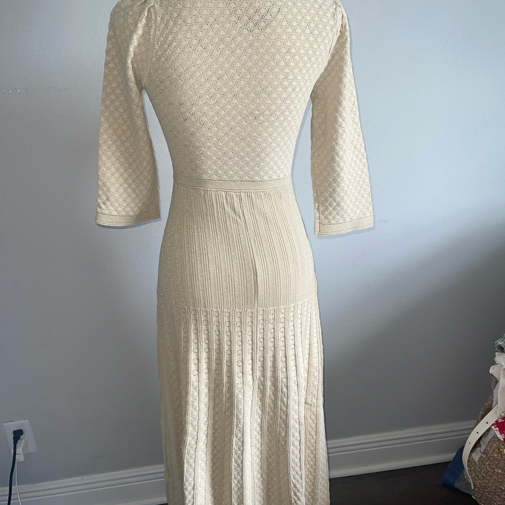 SANDRO BEIGE MAXI DRESS - Picture 4 of 4